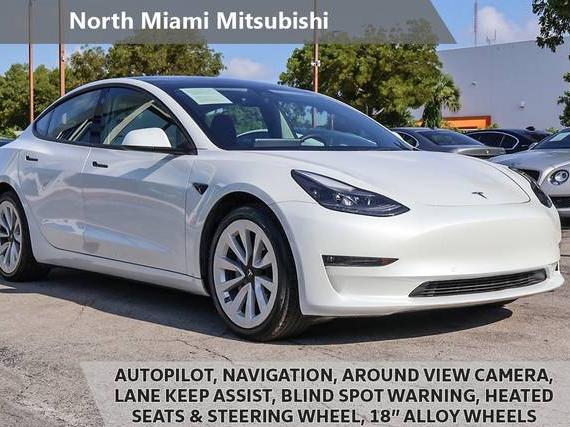 TESLA MODEL 3 2022 5YJ3E1EBXNF201492 image